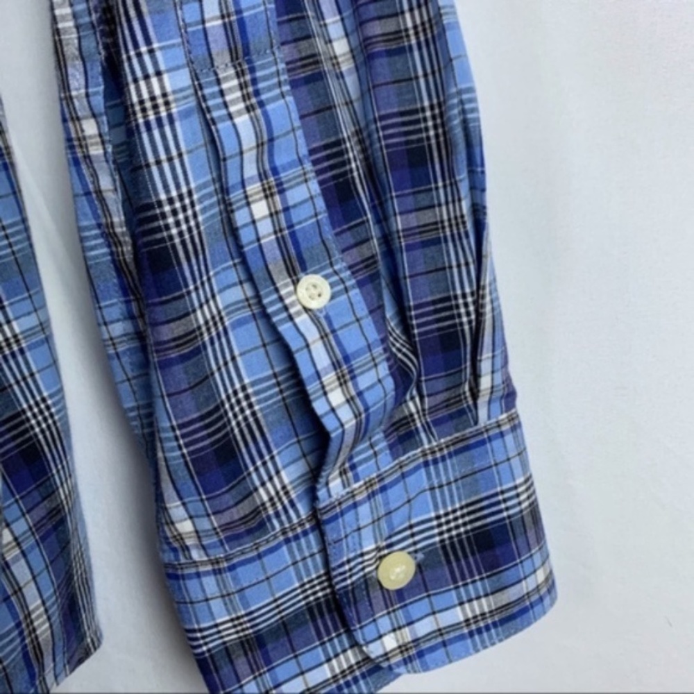 Chaps men's blue long sleeve button down shirt, XL - Picture 8 of 8